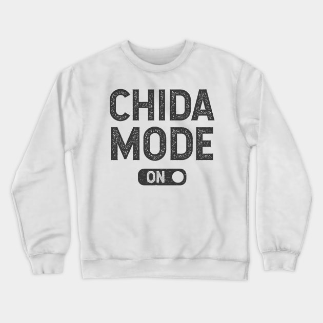 Chida mode on - grunge design Crewneck Sweatshirt by verde